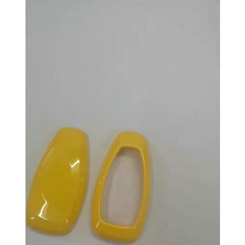 Gloss Yellow Color Keyless Remote Protection Case For Ford Focus Kuga C-Max Mondeo Fiesta