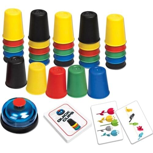 Classic Card Game Set Speed Cup ChildrenS Board Game Indoor Game ChildrenS Puzzle Board Game Fast Stacking Cup Game