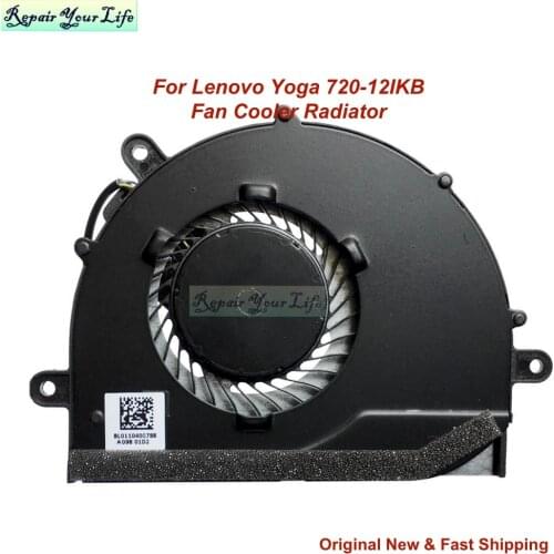 Laptop Cooling Fan CPU Cooler Radiator for Lenovo Yoga 720-12IKB PC Fans 5F10Q12179 81B5 BL0110400776 BL0110400788 DFS440605PV0T