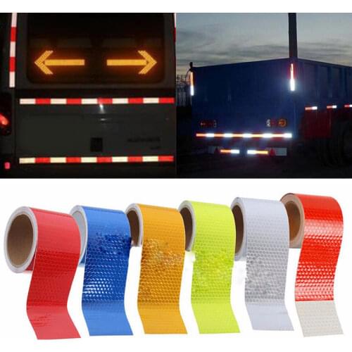 5CM*3M Tapes Strip Motorcycles Car Bike Universal Safety Warning Ships Reflective Film Sticker Conspicuity Self Adhesive Decals