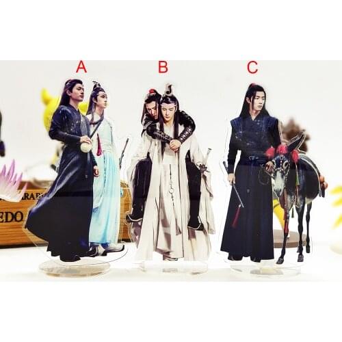 Love Thank you Mo Dao Zu Shi Live-Action Chen Qing Ling Wei WuXian Lan WangJi 3 styles acrylic stand figure model plate holder