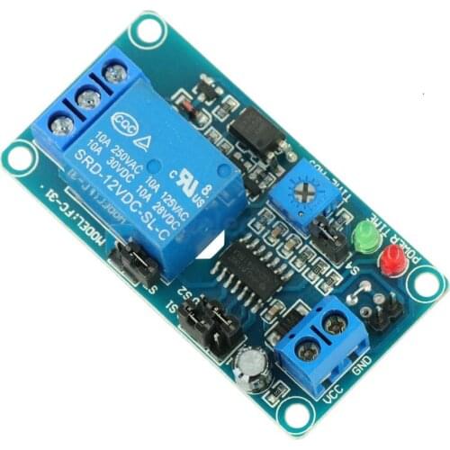 DC 12V Delay Relay Delay Turn On / Delay Turn Off Switch Module with Timer