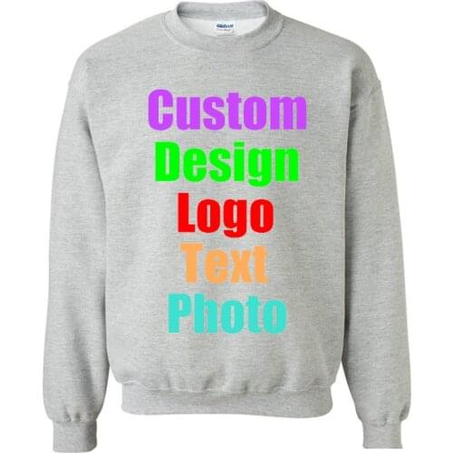 2018 Oversized Unisex Men Sweatshirt Custom advertising Logo Printed Fleece Man Hoodies Pullover Tracksuit Hip Hop Sweatshirts