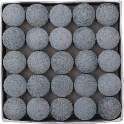 50pcs Cue Tips for Snooker Billiard Professional Pool Cue Stick Leather Nine Ball Cue Tips Replacement Parts Entertainment 13mm