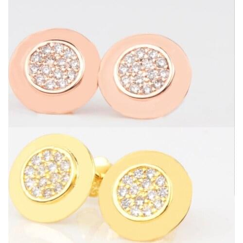 Original S925 Sterling Silver Pan Earring Fashion Logo Versatile Round Set Earrings For Women Wedding Gift Fashion Jewelry