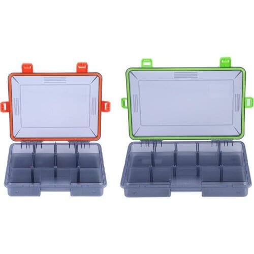 Portable Fishing Lures Box High Capacity Transparent Partition Fishing Bait Box Fish Case Fishing Tackle Accessories