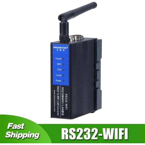 RS232 Convert WIFI LAN Industrial Conversion Module Wireless Conveter External Antenna RS232 Serial Port To WiFi Module