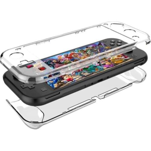 Clear PC Hard Case Protective Cover Shell for Nintend Switch Lite NS Mini Game Console Crystal Transparent Full Body Protector