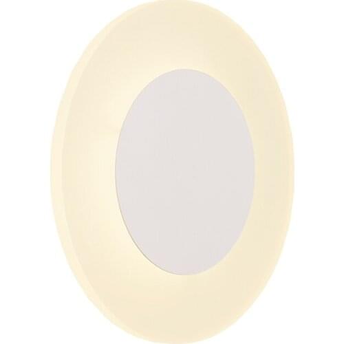 Factory direct sell - 4W Led Acrylic Wall Sconce round Simple Bedroom wall Lights Indoor Dining-room Corridor Lighting