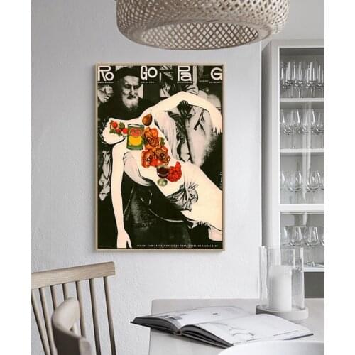 Ro.Go.Pa.G. Roberto Rossellini Vintage Retro Movie Film Decorative Poster Wall Canvas Sticker Home Decor