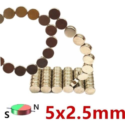 Strong Neodymium Magnet Disc N42 Diametrically NdFeB Powerful Small Round Magnetic Fridge Magnets Tool magnetic encoder sensor