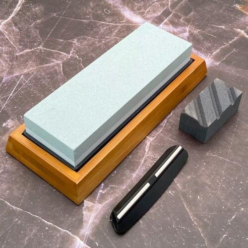 Sharpening stone water Whetstone Accessories bamboo base Correction Stone Razor cowhide leather article polishing paste tools