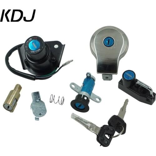 Motorcycle Ignition Switch Lock & Fuel Gas Cap Cover Key Set For Yamaha XV250 250 2UJ 3DM XV125 4RF Virago XV535 XV240 250 3LS
