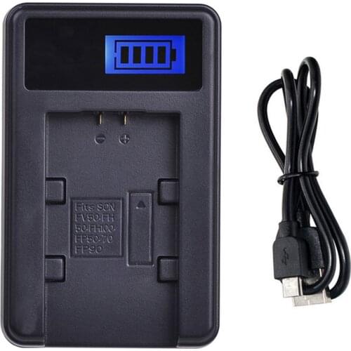Battery Charger for Sony HDR-PJ630V, HDR-PJ650V, HDR-PJ660, HDR-PJ660V, HDR-PJ670, HHDR-PJ675, HDR-PJ680 Handycam Camcorder