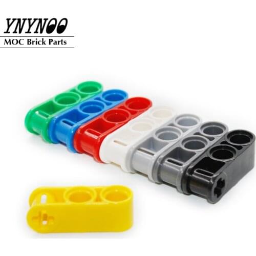20Pcs/lot High-Tech MOC Parts 42003 Axle and Pin Connector Perpendicular 3L Pin Holes Building Blocks Bricks DIY Toys Gifts