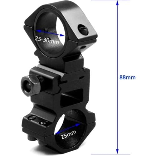 25mm/ 30mm Ring 20mm Picatinny Weaver Rail Scope Mount Rifle Scope Hunting Caza Bicycle Flashlight Accessories