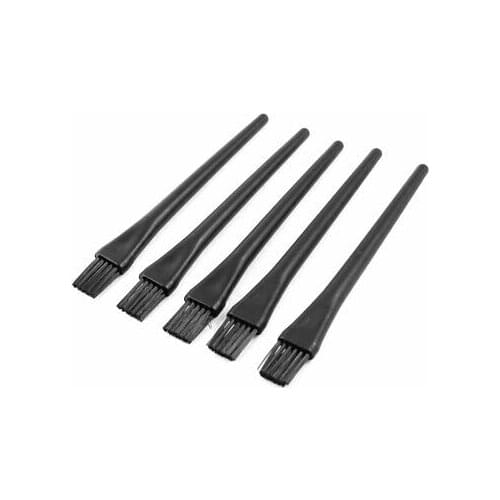 5 Pcs Anti Static ESD Dust Cleaning Brush Black for PCB Motherboards Keyboards