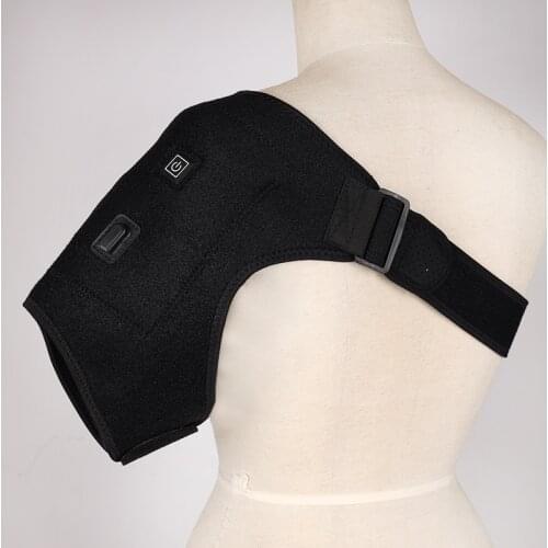 Warm Shoulder Protection Intelligent Electric Heating Autumn Winter Solid Color Relieve Pain Cold Proof Unisex Black Arm Cover