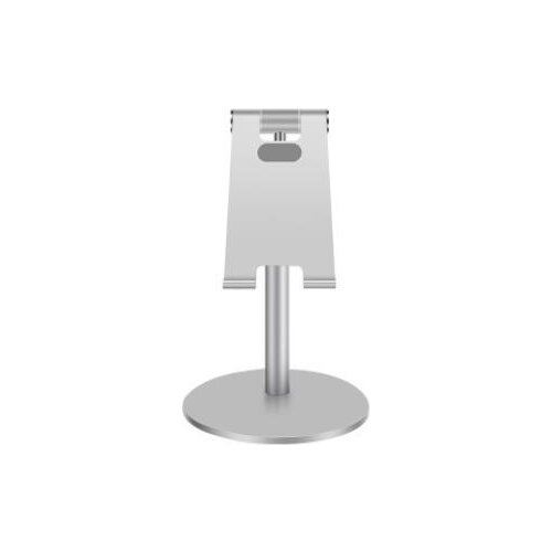 Mobile Phone Flat Lifting Adjustment Aluminum Alloy Height Adjustable Phone Holder 360 Degree Rotatable Desktop Phone Stand