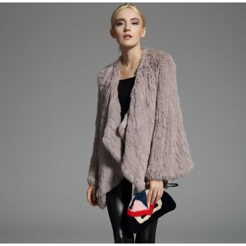 ECTIC Black Fur Coats