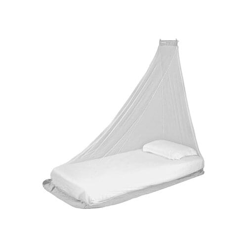Mosquito net with individual permethrin