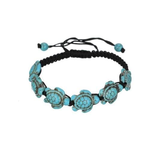 New fashion Woven imitation bohemian turtle adjustable bracelet For Women man Accessories jewelry wholesale