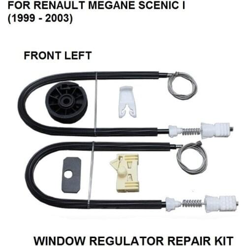 WINDOW REGULATOR COMPLETE CLIP SET RENAULT MEGANE SCENIC I WINDOW REGULATOR REPAIR KIT FRONT-LEFT