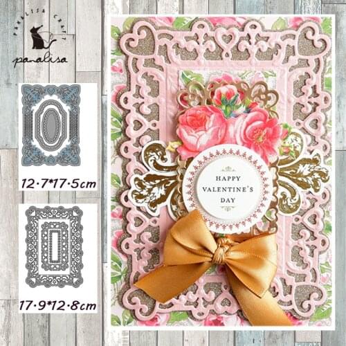 Panalisacraft Lace Background Metal Cutting Dies Craft Dies Scrapbooking Card Making Album Embossing Stencil Die Cut Decoration