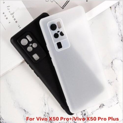 For Vivo X50 Pro Plus Case Simple Matte Silicone Back Cover Soft Cases for Vivo X50 Pro Plus Camera Lens protection Capa