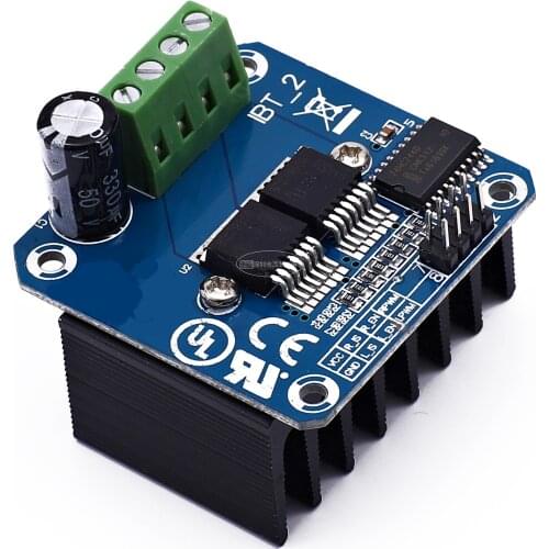 Current Limiting Control Semiconductor Refrigeration Drive Module BTS7960 43A for High Power Intelligent Vehicle