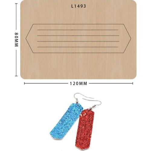 Tassel Earrings Diy Scrapbooking Handmade Wooden Die New Craft Cutting Dies Mold Suitable For Common Die Cutting Machines