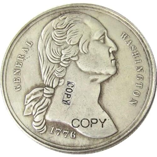 US 1776 Washington Head Silver Dollar Copy Coin