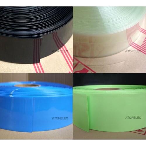 5M PVC Heat Shrink Tubing Wrap Wide 200mm/210mm/220mm/230mm/240mm/250mm/260mm/270mm/280mm/285mm Black/Green/Blue/Clear
