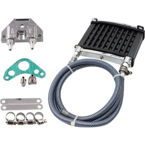Universal Motorcycle Engine Oil Cooler Cooling Radiator For 50cc 70cc 90cc 110cc 125cc Dirt Pit Bike ATV Engine Chinese Made