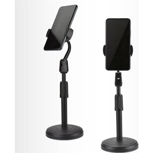 Universal Adjustable Desktop Phone Holder Microphone Holder for iPhone iPad Samsung Support Desk Mount Mobile Phone Holder Stand