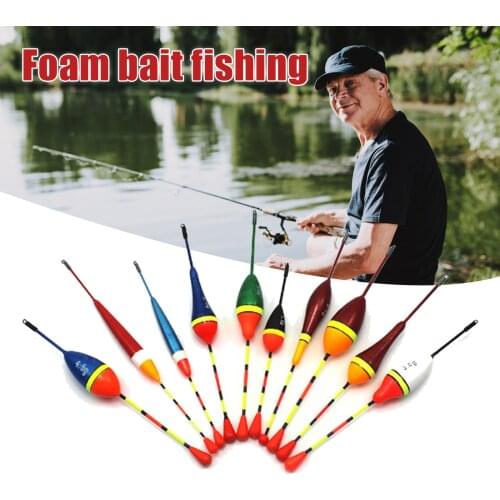 10pcs/lot Fishing Floats Set Fishing Bobbers Fishing Floats Buoy Bobbers Fishing Light Stick Floats Fluctuate Mix Size