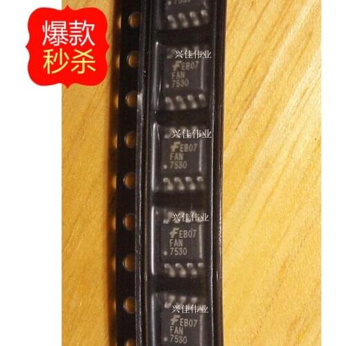 10PCS New original authentic FAN7530MX FAN7530 7530 SOP-8 power chip