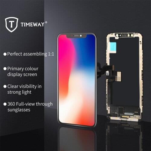 AAA+++ For iPhone X OLED XS Max XR With 3D Touch Digitizer Assembly No Dead Pixel LCD Screen Replacement Display For iPhoneX LCD