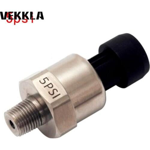 Pressure Transducer Sender Stainless Steel 0-4.5V For Oil Fuel Air Water
