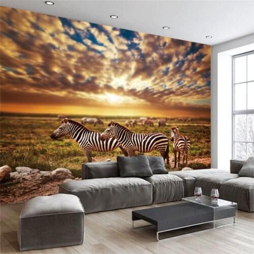 Custom Photo Wall Paper 3D Stereoscopic Animal Leopard Wall Mural Backdrop Wallpaper Living Room Bedroom Home Decor