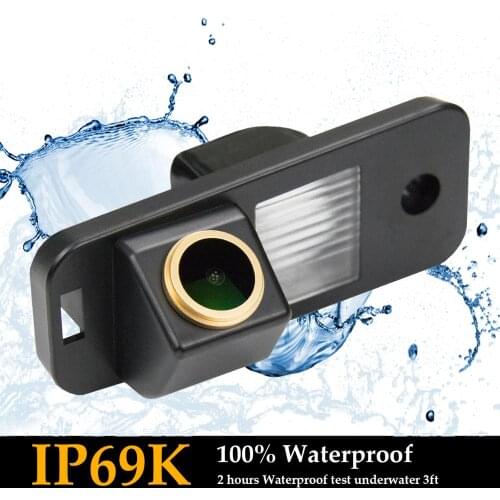 HD 1280x720p Golden Camera Reversing Rear View Camera for Hyundai Santa Fe Grand Santa Fe Creta Carens IX25 IX45 2013-2017