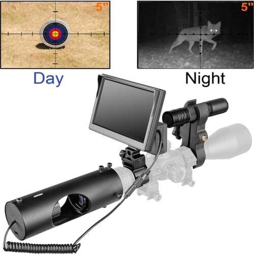 850nm Infrared LED IR Night Vision Riflescope Hunting Scopes Optics Sight Waterproof Hunting Camera Hunting Wildlife Night Visi