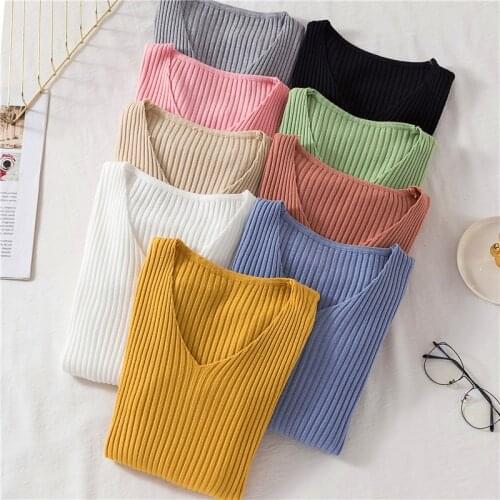 JMPRS Women's V-Neck Pullovers