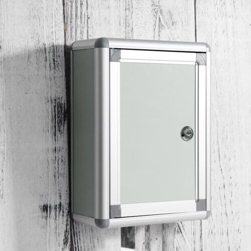 Metal Mailbox Outdoor Security Locking Suggestion Box Newspaper Mail Letter Postal Wall Hanging Complaint Box With Lock