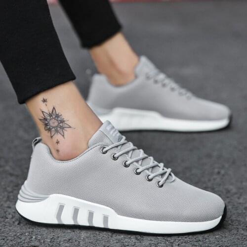Mens Sneakers 2020 Shoes Men Sneakers Sapatos Casual Sports Zapatos Casuales Solid White Fashion Knitting 39 S