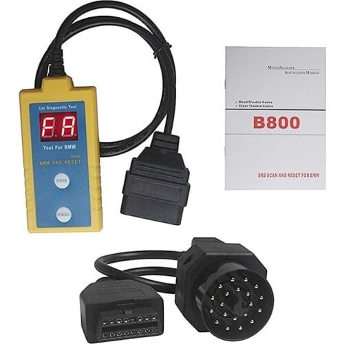 Newest B800 Car Airbag SRS Reset OBD2 Scanner Diagnostic Tool For B-MW E34 E36 E38 94-03