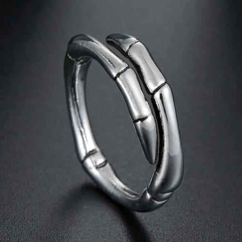 New Retro Dragon Claw Ring Male Women Unisex Adjustable Rings Punk Mens Jewelry Accessories Cool Mens Ring Party Gift