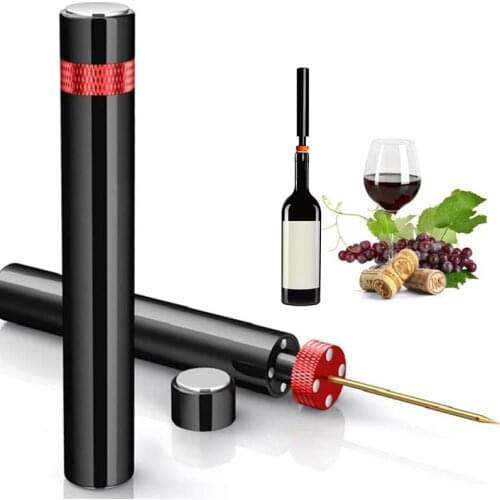 Small Size Wine Bottle Opener Air Pump Opening Tools Stainless Steel Pin Jar Cork Remover Corkscrew kitchen Accessories