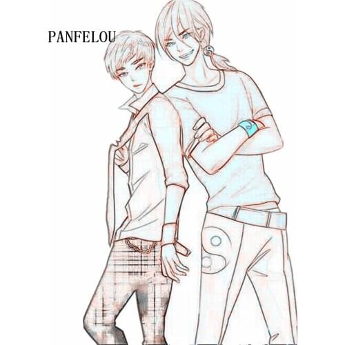 PANFELOU Vampire couple metal craft paper die cutting dies Scrapbooking/DIY Thanksgiving Day Easter Embossing mould cards