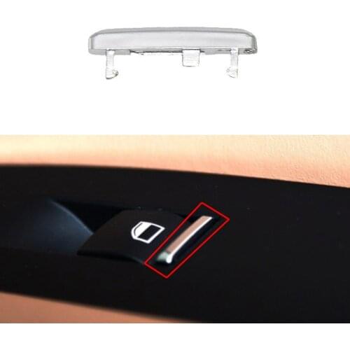 Right Front Door Glass Lift Switch Trim Chrome Line Interior for BMW 5 Series GT F07 7 Series F01 F02 2009-2015